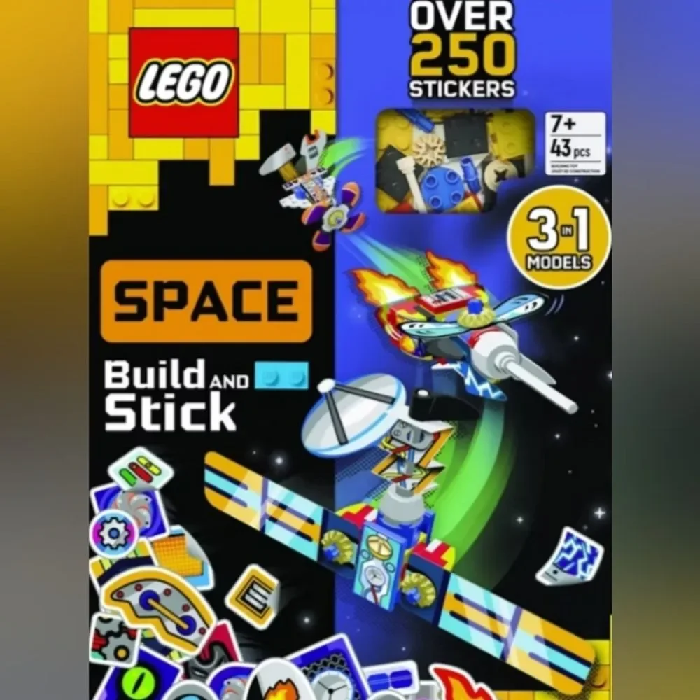 New LEGO Space Build And Stick Adventure Set